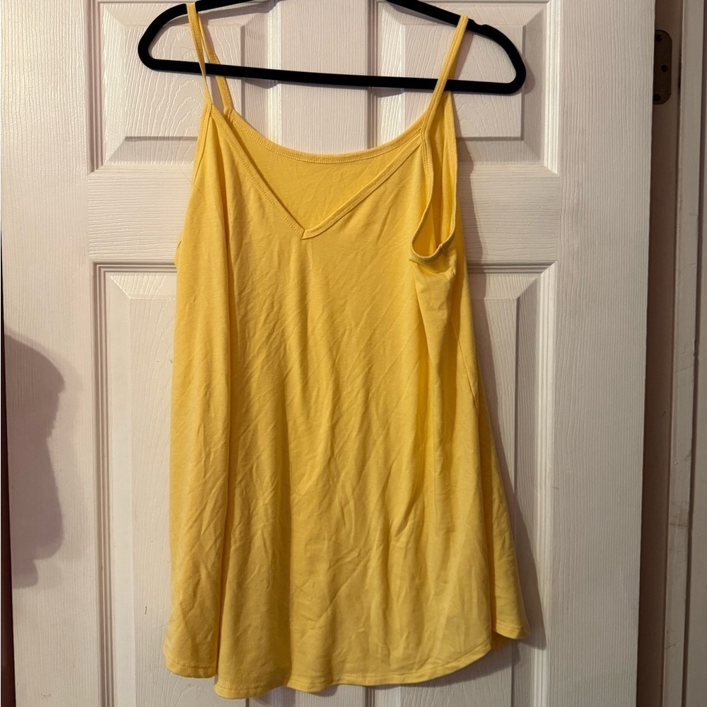 Zenana Outfitters Bright Yellow Camisole Top